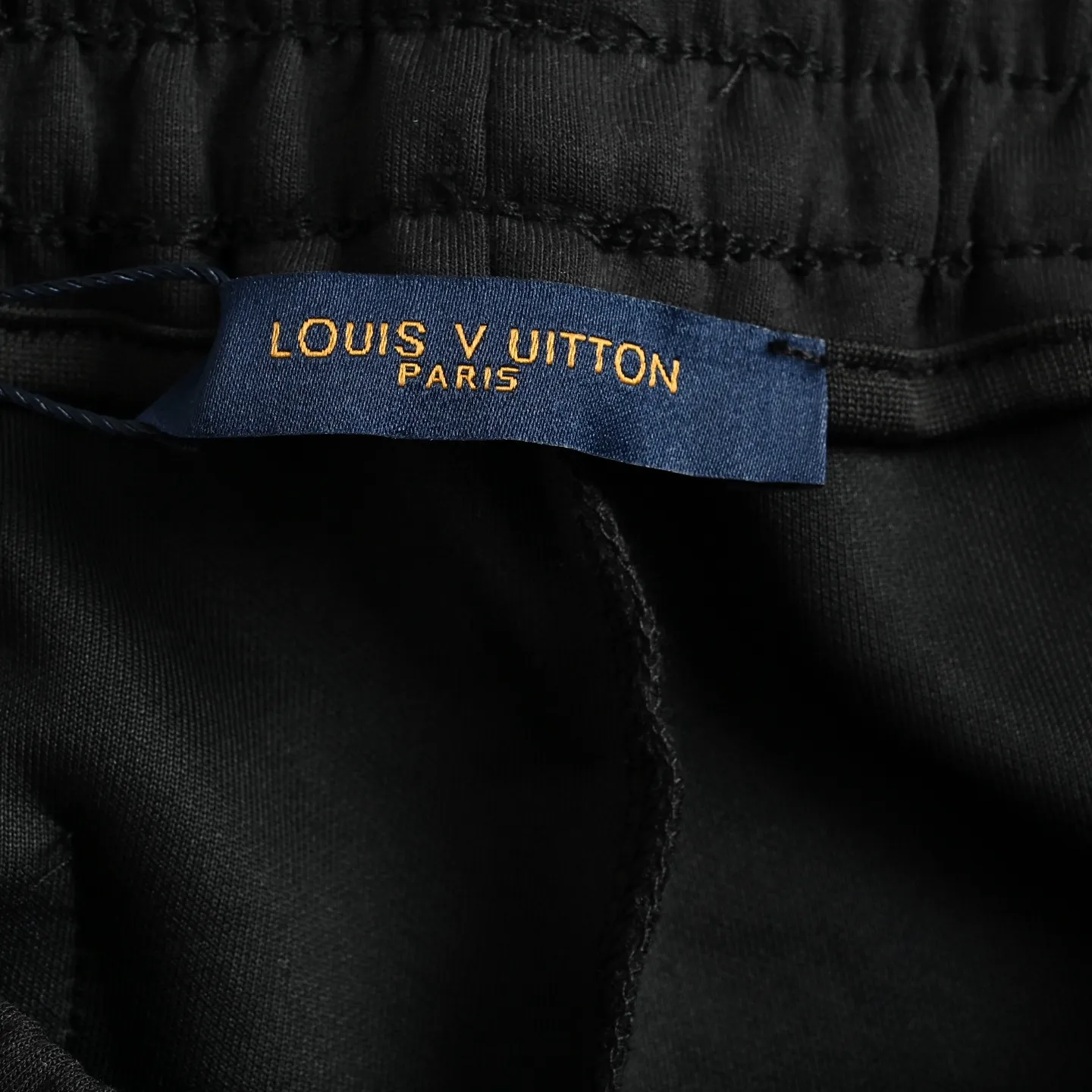 Louis Vuitton/Louis Vuitton wave pattern old flower embroidered logo shorts